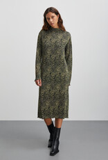 Mads Norgaard MADS NØRGAARD LINO HALTO DRESS - LEO/OLIVE BRANCH