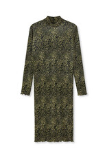 Mads Norgaard MADS NØRGAARD LINO HALTO DRESS - LEO/OLIVE BRANCH