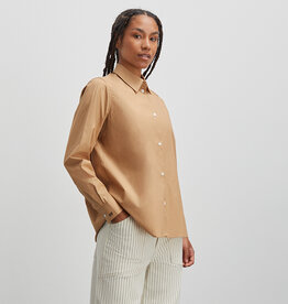 Mads Norgaard MADS NØRGAARD CORNWALL CRANE SHIRT - TIGER EYE