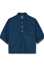 Mads Norgaard MADS NØRGAARD HERA SHIRT - DENIM BLUE