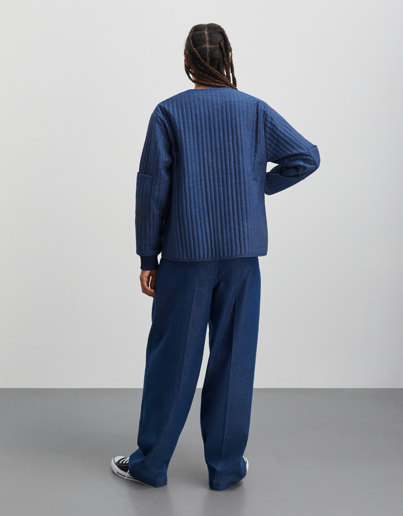 Mads Norgaard MADS NØRGAARD PARIA PANTS - DENIM BLUE