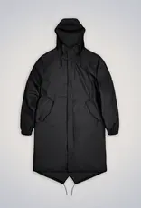 RAINS RAINS FISHTALE PARKA - BLACK GRAIN