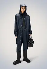 RAINS RAINS LONG JACKET - NAVY