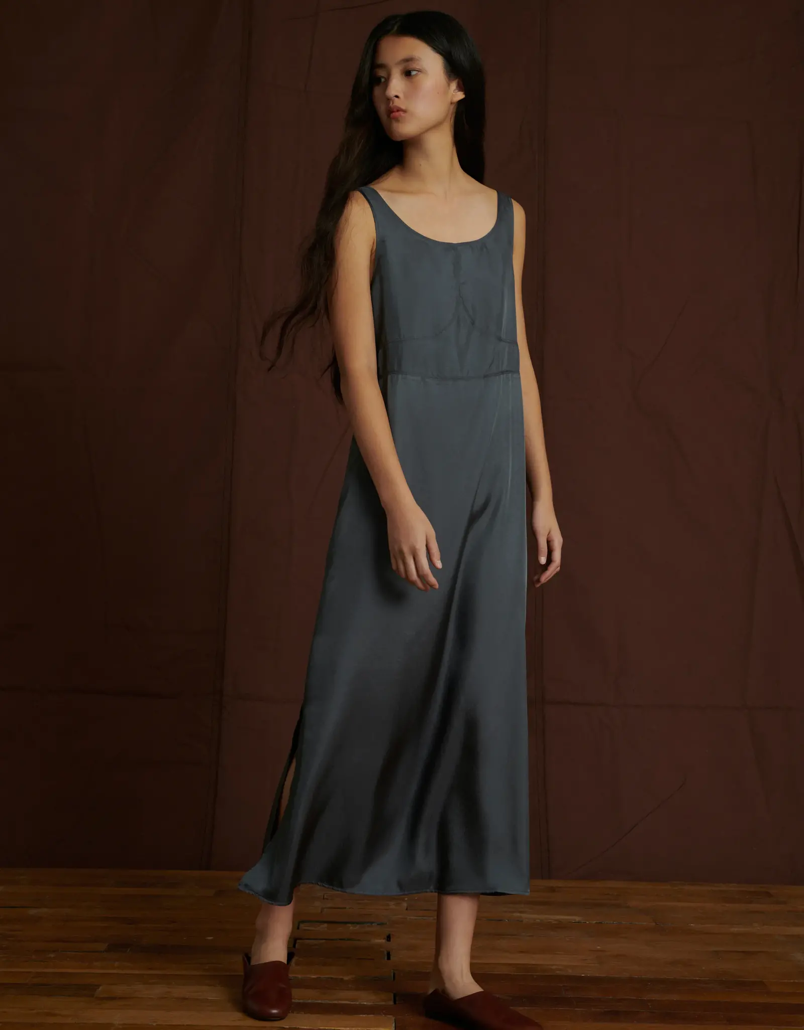 soeur SOEUR FEMININE DRESS - GREY FONCE