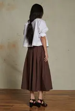 soeur SOEUR AMALIA SKIRT - CHOCOLATE