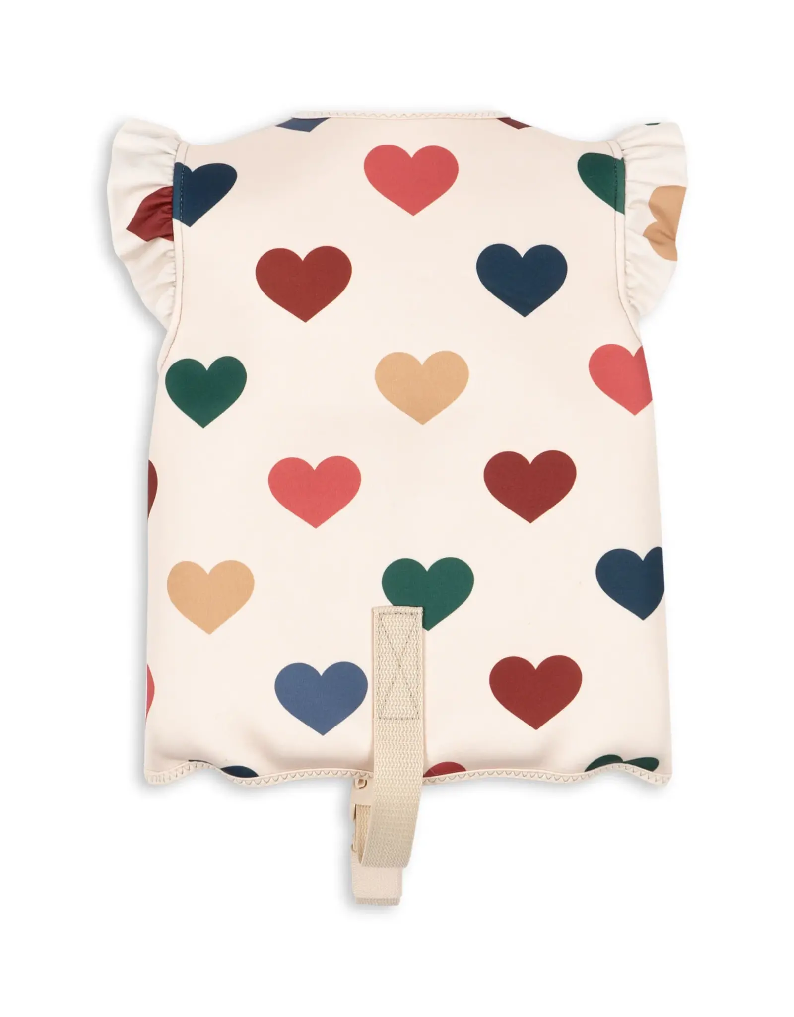 Konges Sløjd KONGES SLØJD NEOPRENE FLOAT VEST - BEIGE/HEARTS