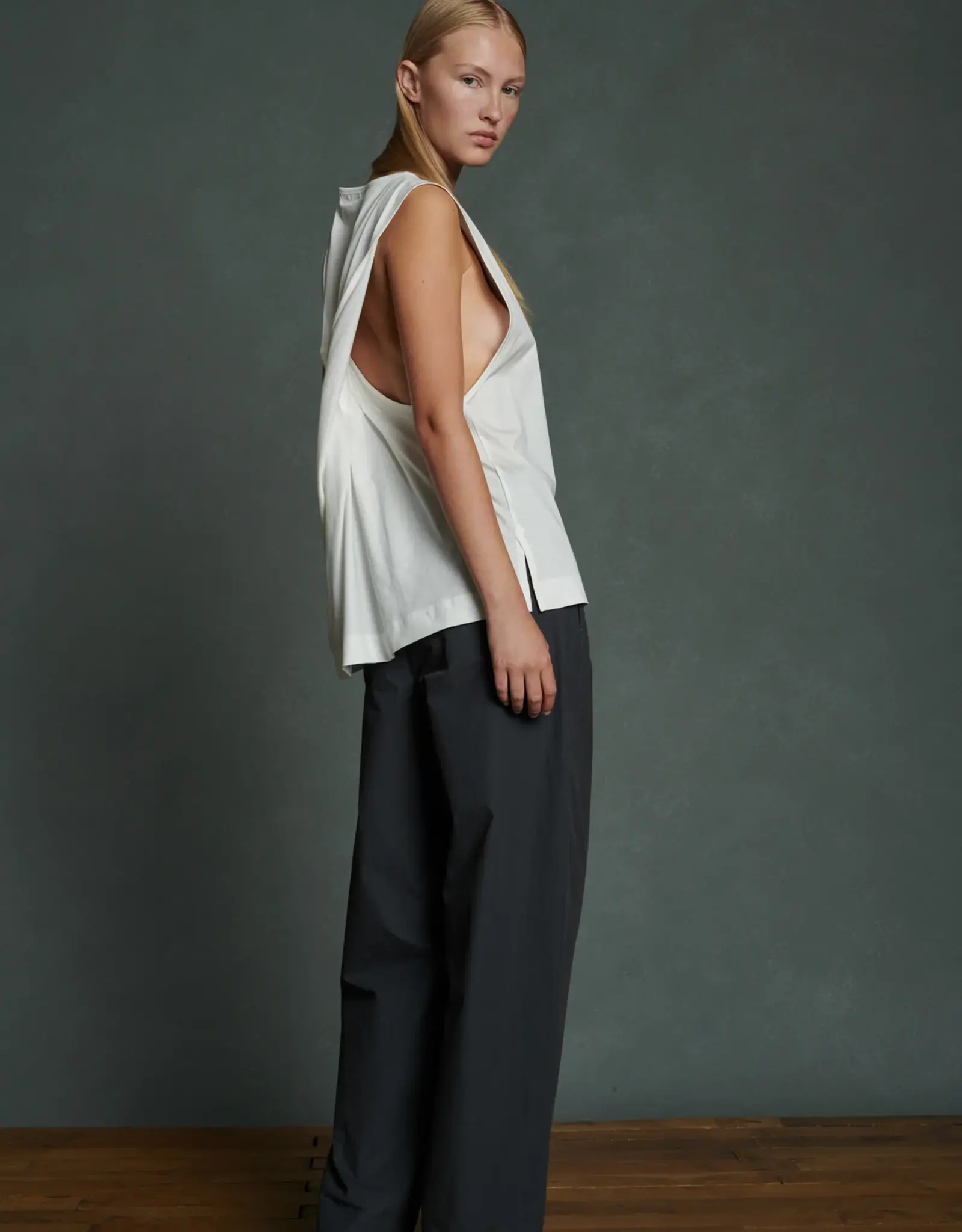 soeur SOEUR PRESTON PANTS - GREY ANTHRACITE