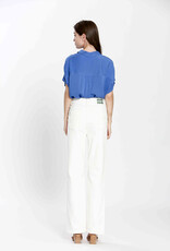 SEE U SOON COLLAR BLOUSE - BLUE