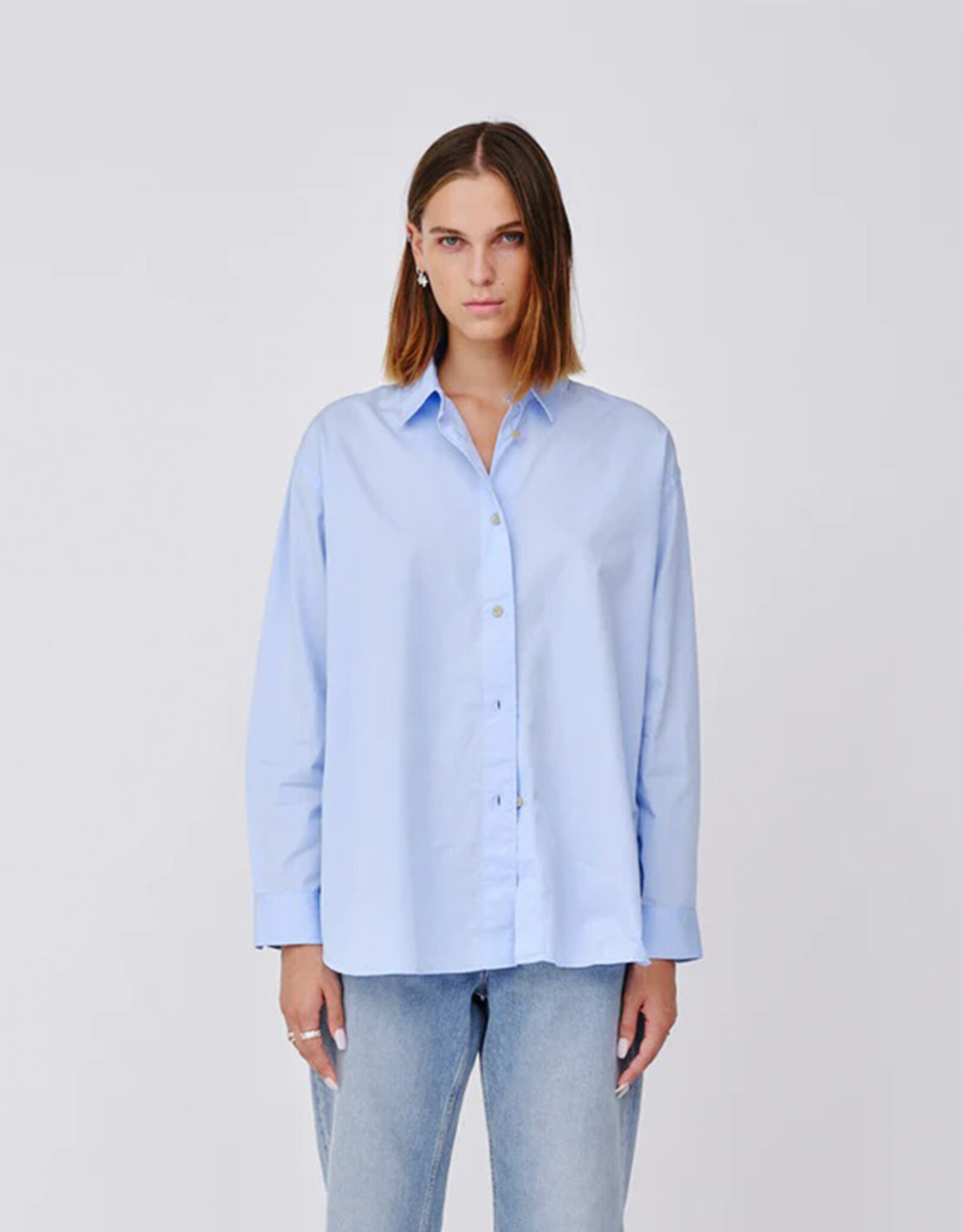 Won Hundred WON HUNDRED ZARA SHIRT - CHAMBREY BLUE