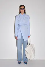 Won Hundred WON HUNDRED BETSY LONG SHIRT - CHAMBREY BLUE