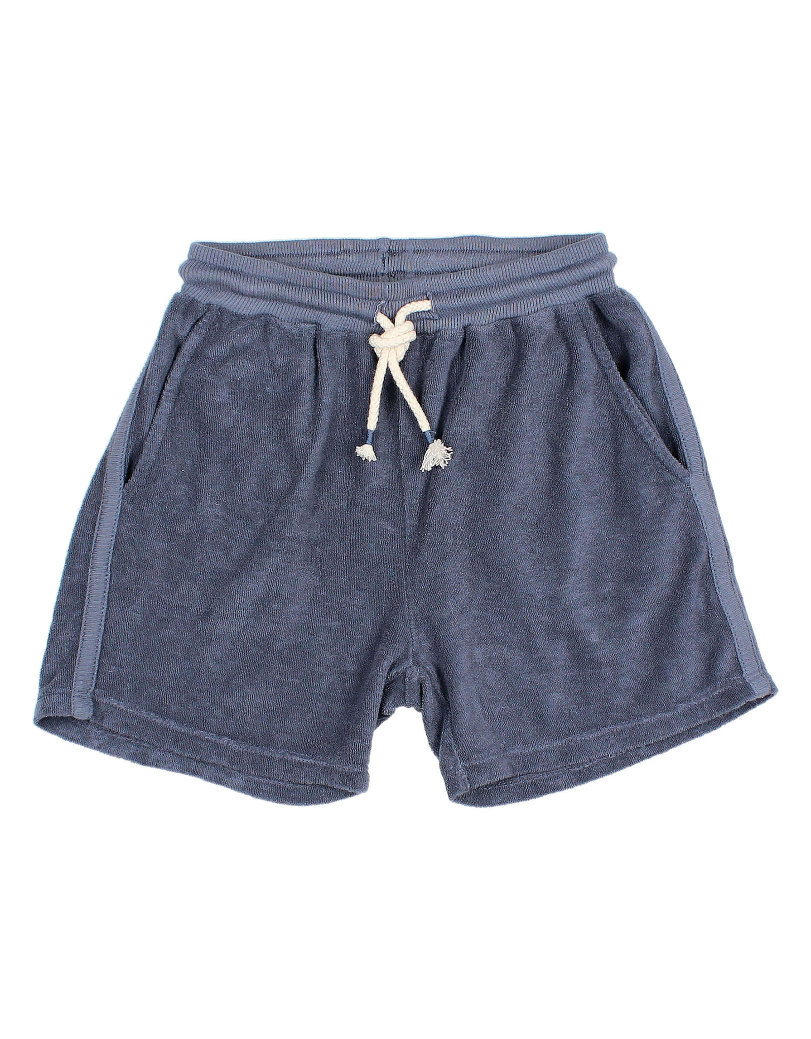 Buho BÚHO TERRY SHORTS - BLUE STONE