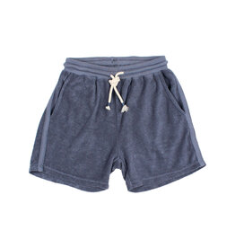 Buho BÚHO TERRY SHORTS - BLUE STONE