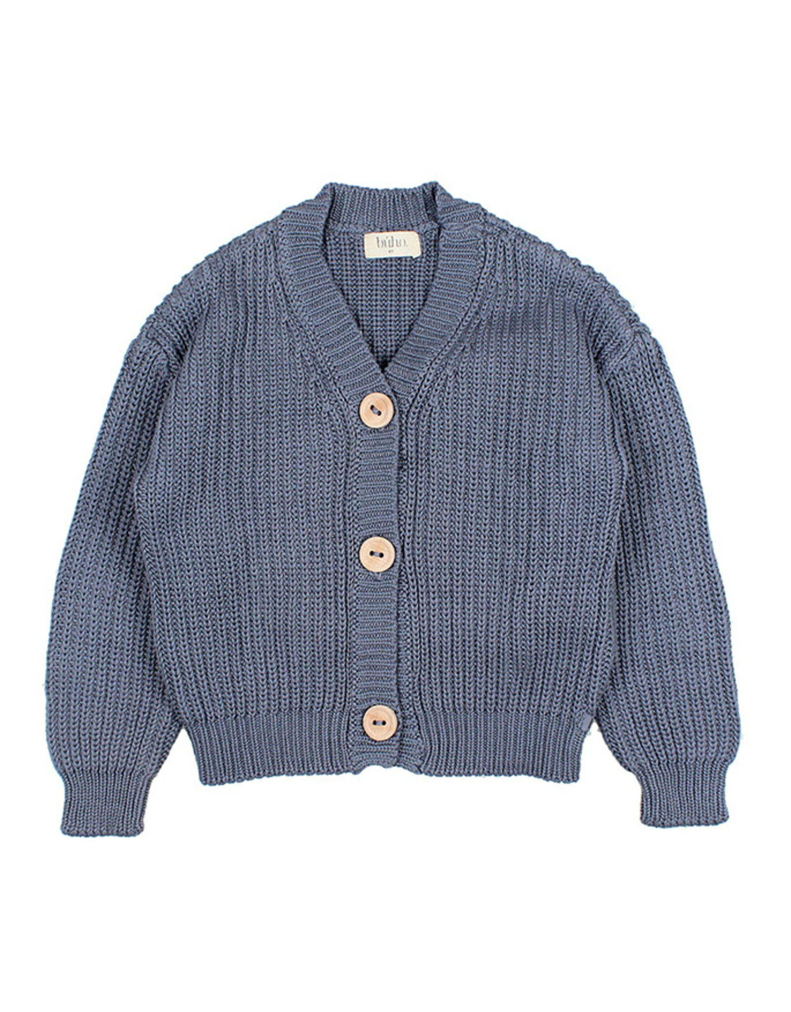 Buho BÚHO COTTON CARDIGAN - BLUE STONE