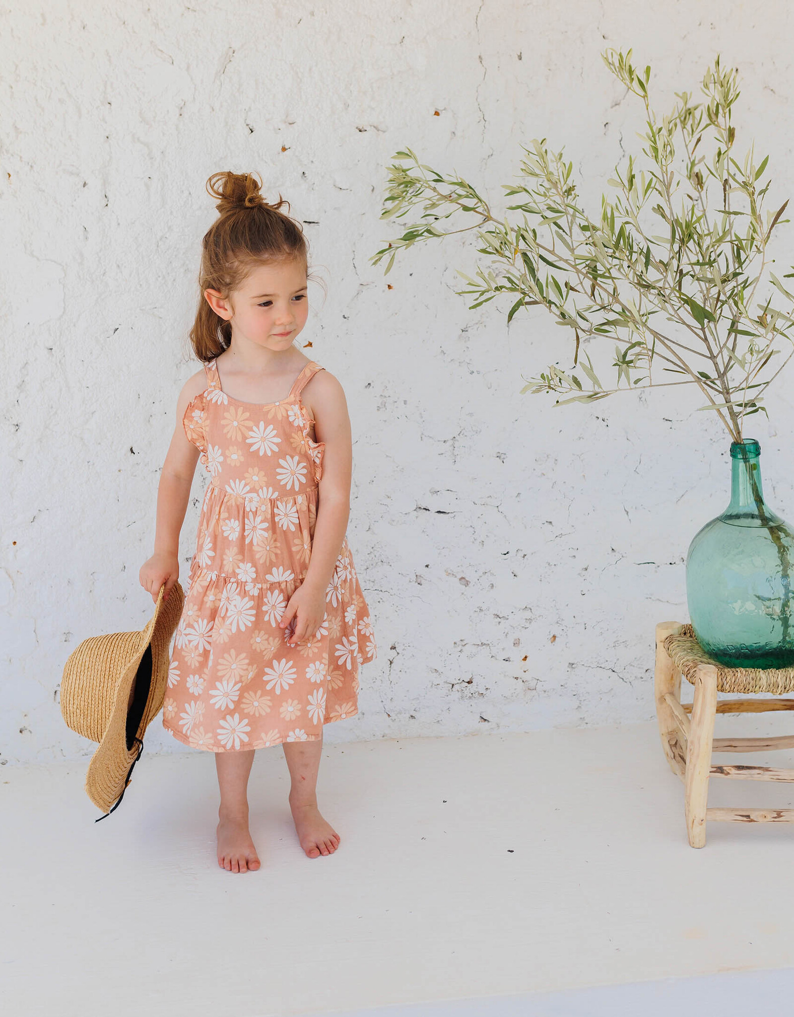 Buho BÚHO DAISY DRESS - ROSE CLAY