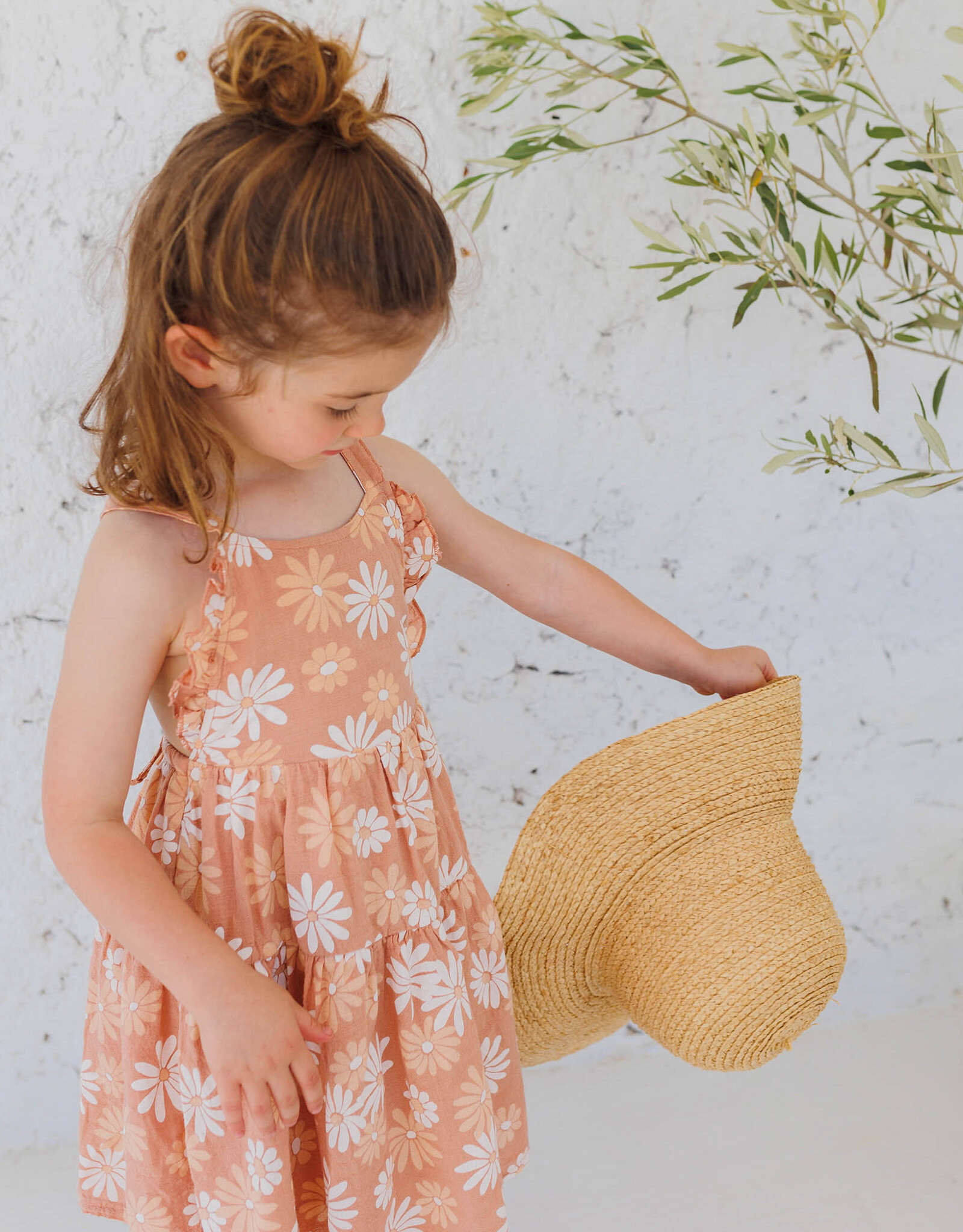 Buho BÚHO DAISY DRESS - ROSE CLAY