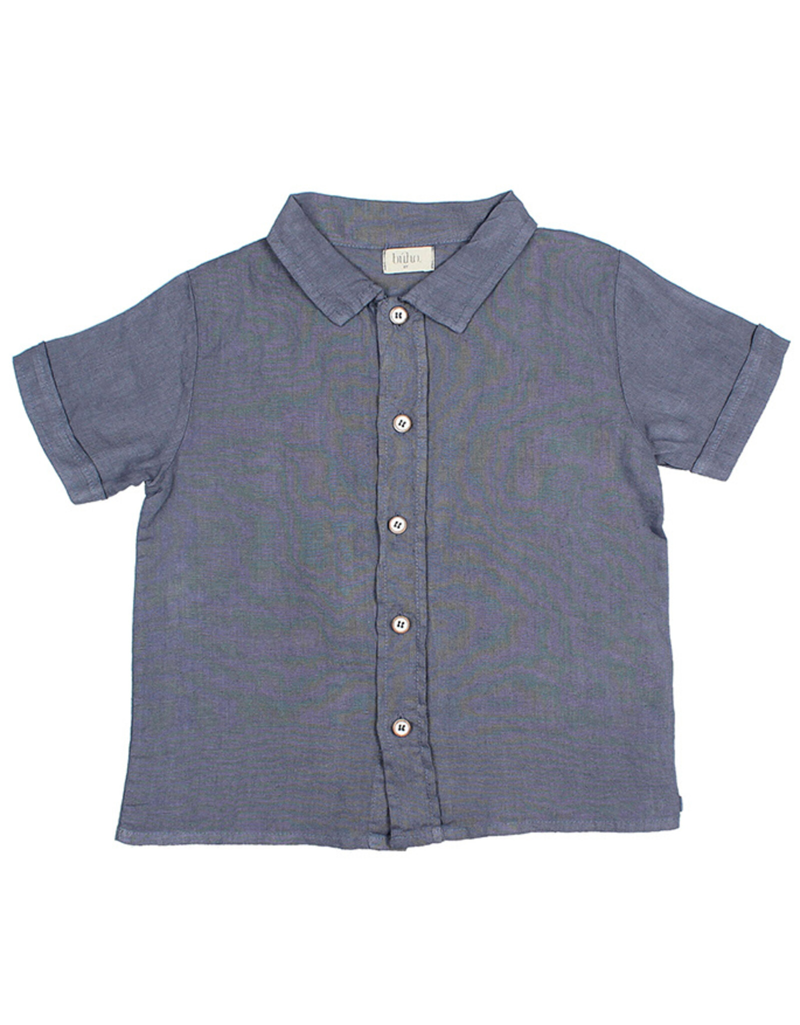 Buho BÚHO LINEN SHIRT - BLUE STONE