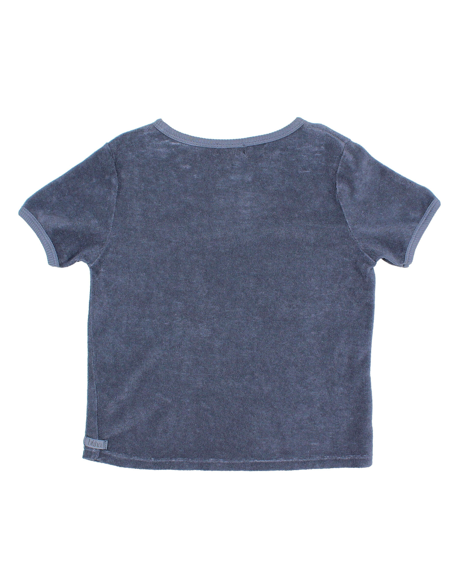 Buho BÚHO TERRY TSHIRT - BLUE STONE