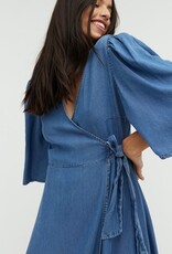 MbyM MBYM MELIKA DRESS - VINTAGE DENIM