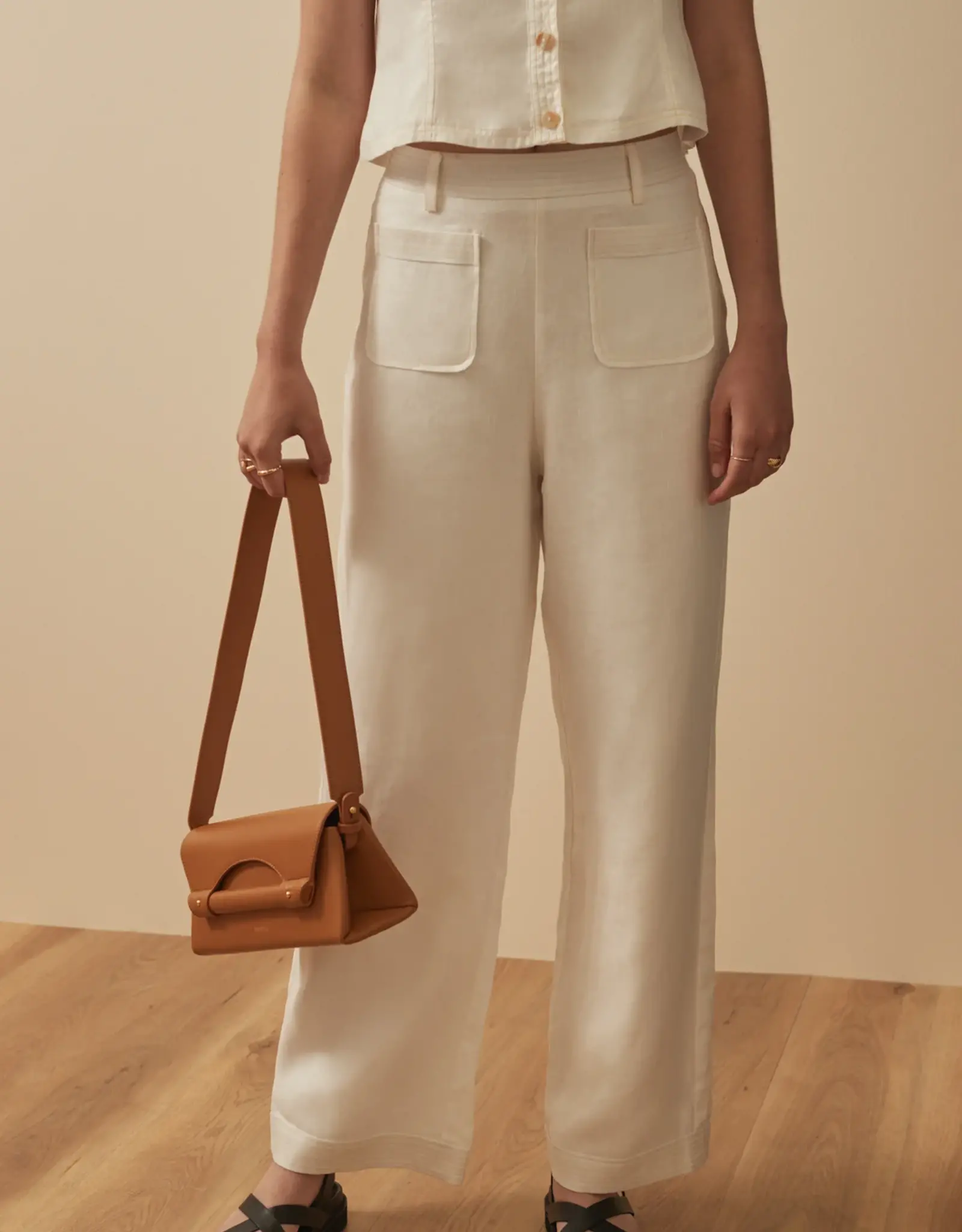 Sancia SANCIA THE ENID PANTS - WHITE