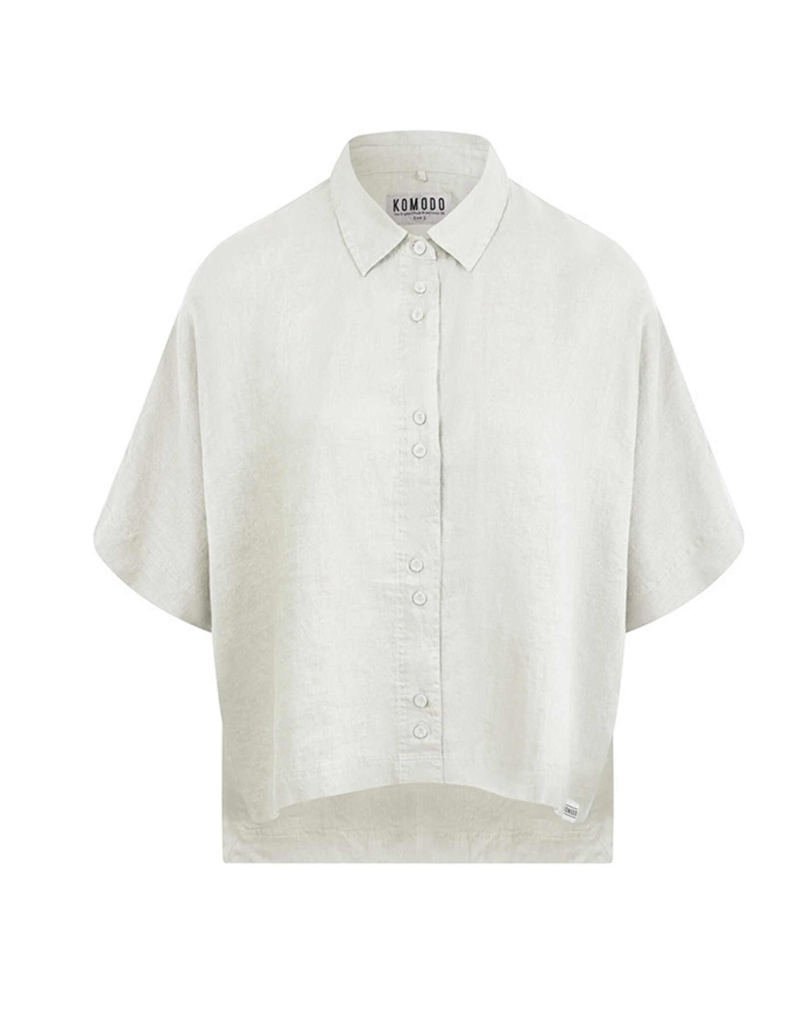 komodo KOMODO KIMONO SHIRT - WHITE