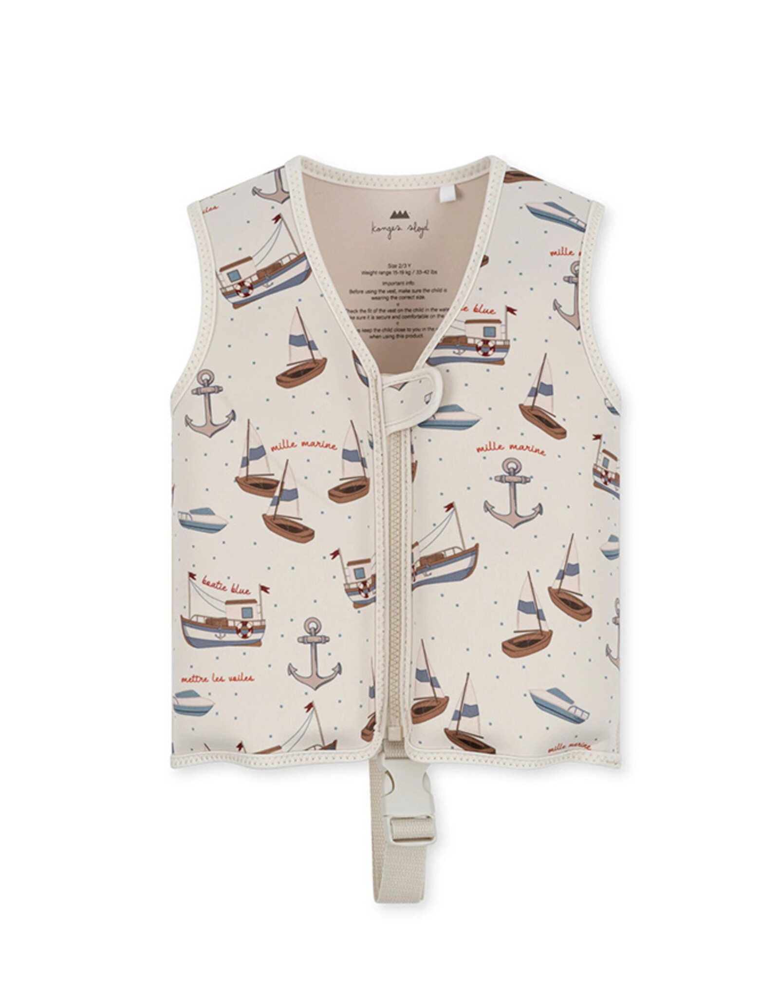 Konges Sløjd KONGES SLØJD NEOPRENE FLOAT VEST - SAIL AWAY