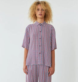 STELLA NOVA CHECKED SS SHIRT - RED