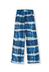 Mads Norgaard MADS NØRGAARD SONIE PANTS TIE DYE - STRIPE BLUE