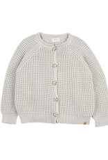 Buho BÚHO SOFT KNIT CARDIGAN - LIGHT GREY