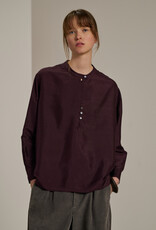 soeur SOEUR BADEN BLOUSE - AUBERGINE