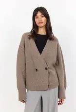 Levete LEVETE ROOM PERLE CARDIGAN - BROWN