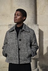 Soaked SOAKED IN LUXURY MABEL AKELEJE JACKET - BLACK&WHITE