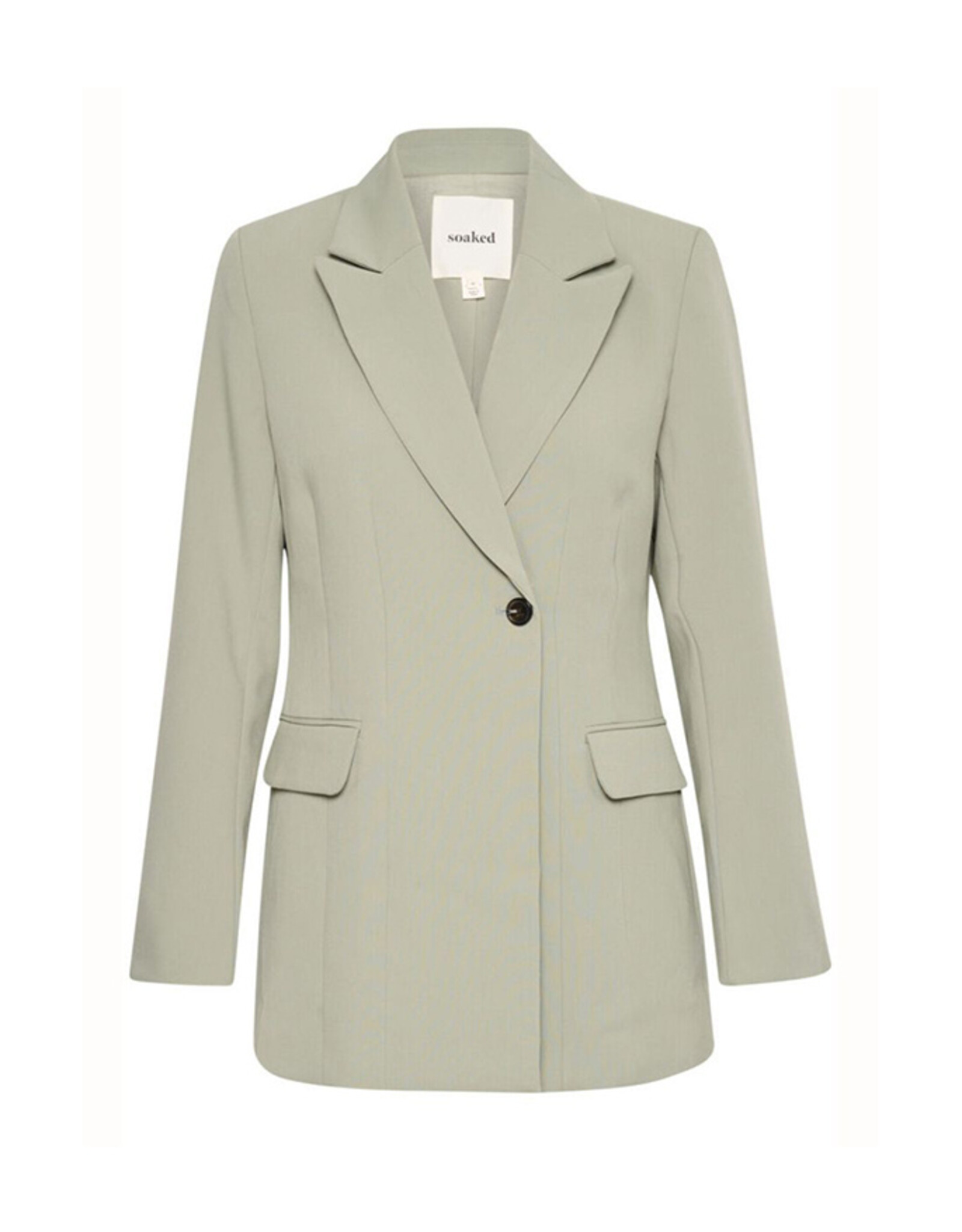 Soaked in Luxury SOAKED IN LUXURY CORINNE BLAZER BLAZER - SHADOW