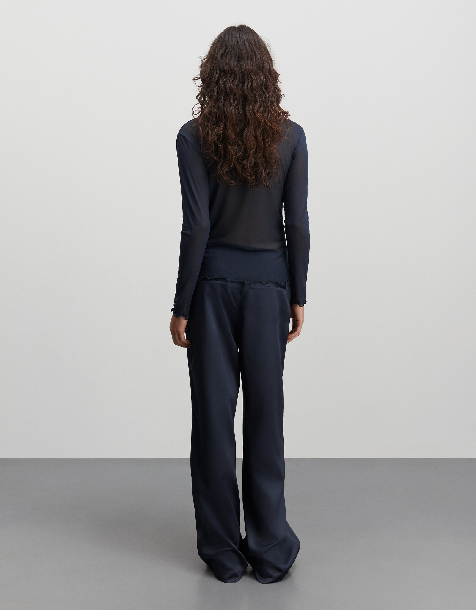 Mads Norgaard MADS NØRGAARD MESH GUNNA TOP - PARISIAN NIGHT