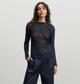 Mads Norgaard MADS NØRGAARD MESH GUNNA TOP - PARISIAN NIGHT