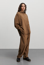 Mads Norgaard MADS NØRGAARD NELLY SHIRT - TEAK