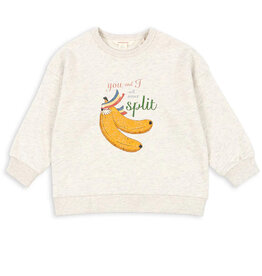 Konges Sløjd KONGES SLØJD LOUPY LOU SWEATER - OFF WHITE MELANGE