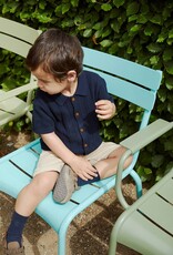 Copenhagen C COPENHAGEN COLORS KNITTED PATTERN SHIRT - NAVY
