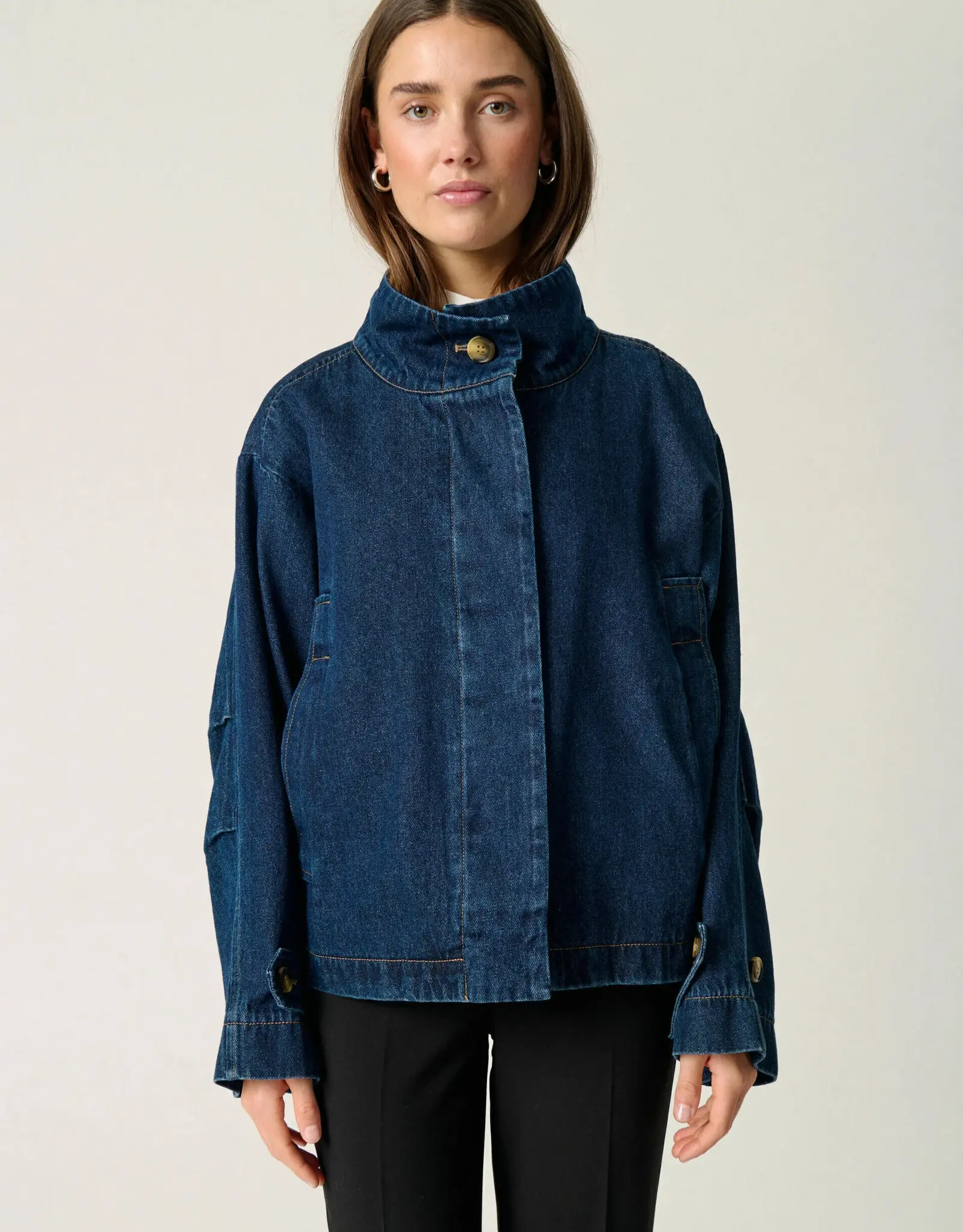 Soaked SOAKED IN LUXURY JANNINE JACKET - BLUE DENIM