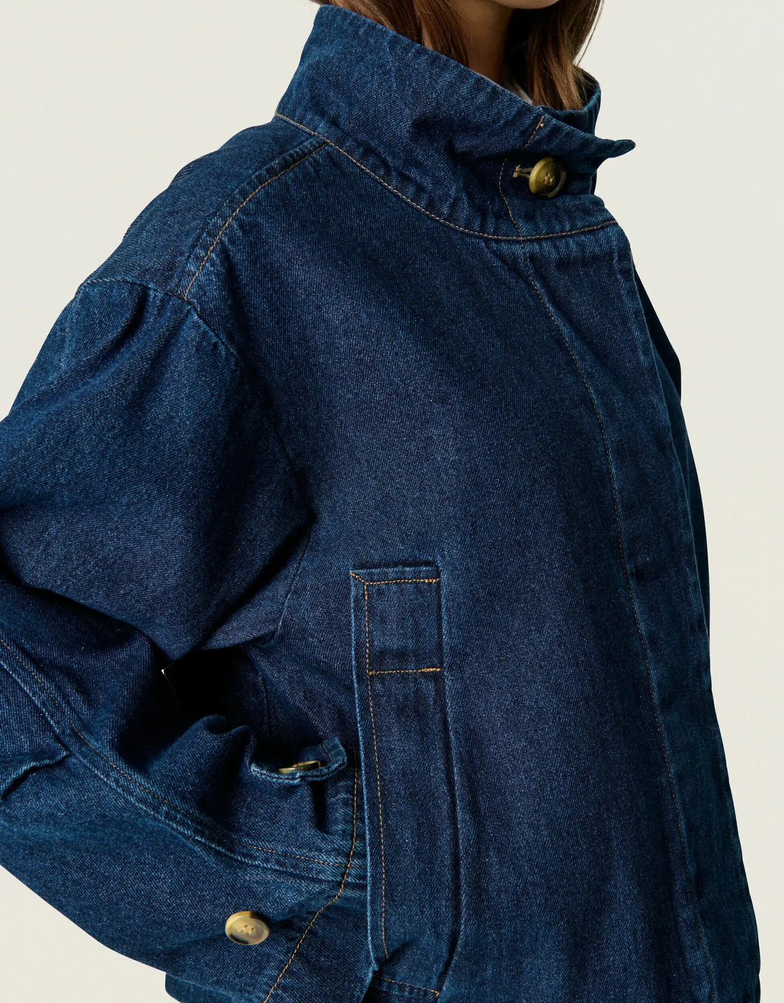 Soaked SOAKED IN LUXURY JANNINE JACKET - BLUE DENIM