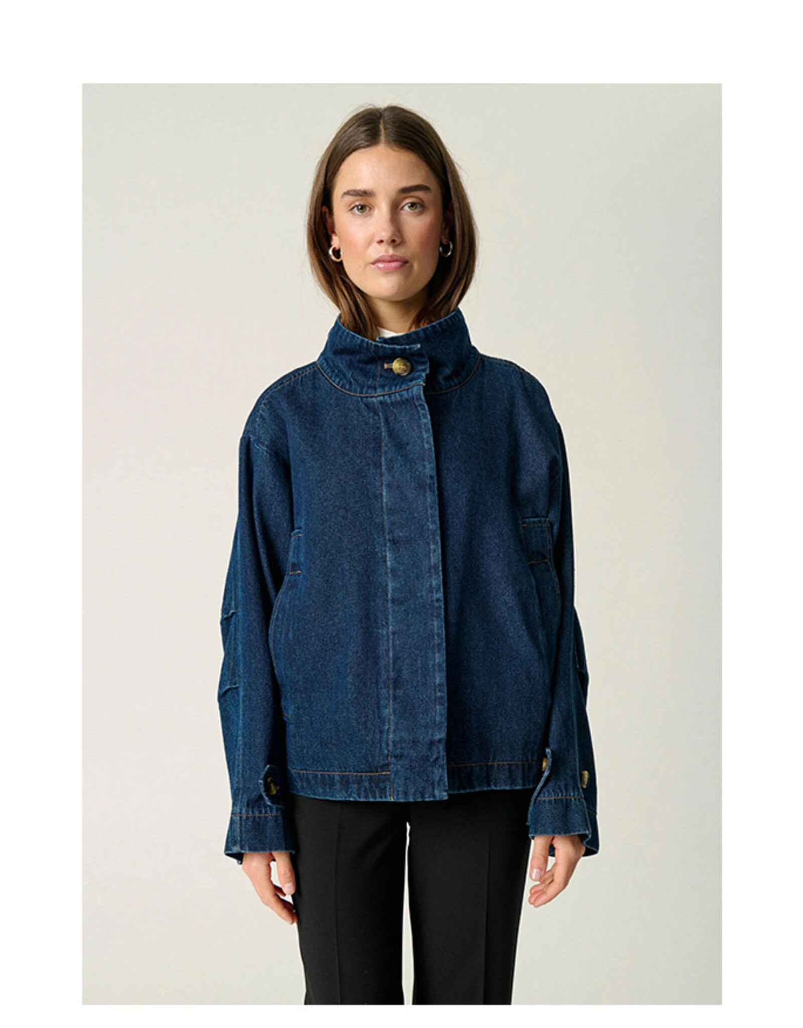 Soaked SOAKED IN LUXURY JANNINE JACKET - BLUE DENIM