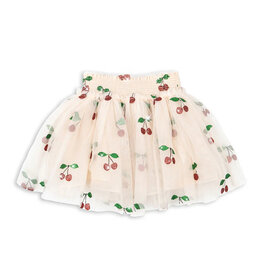 Konges Sløjd KONGES SLØJD TULLIE SMOCK SKIRT CERISE - GLITTER