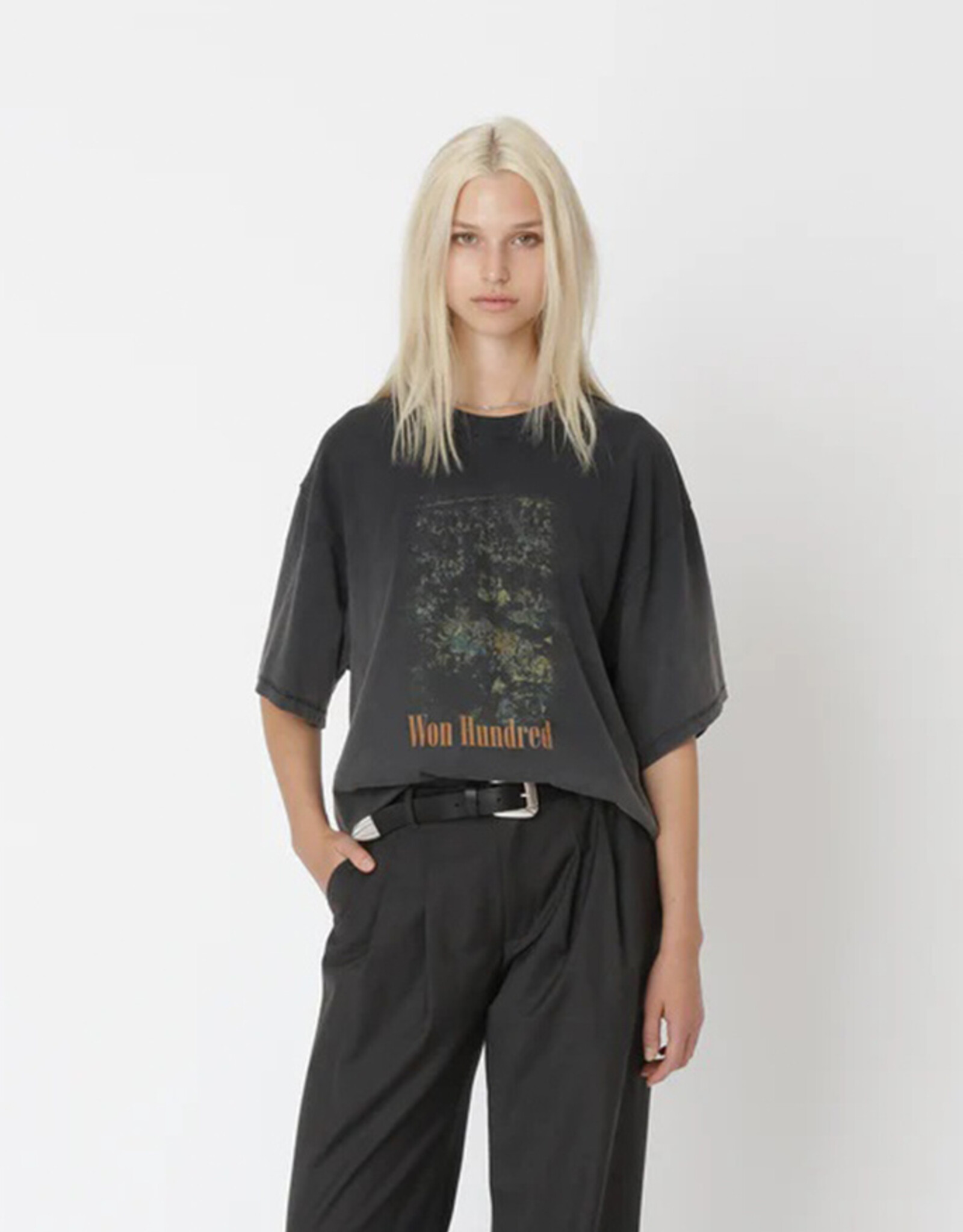 Won Hundred Houston Casino T-Shirt Washed Black