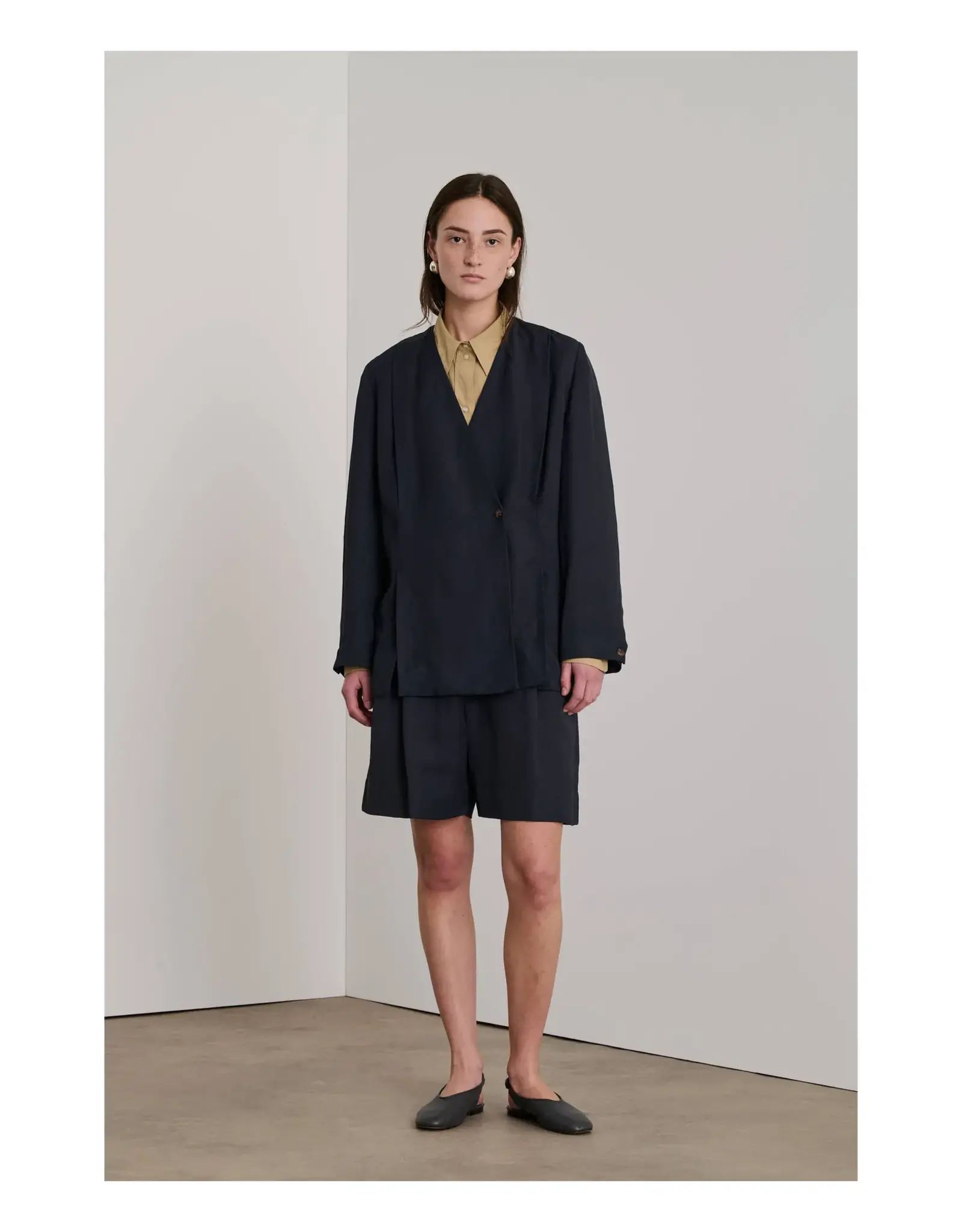 soeur SOEUR DANDY JACKET - NAVY