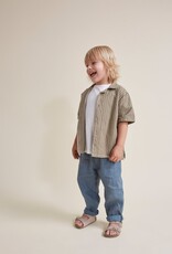 Buho BUHO STRIPES SHIRT - KAKI