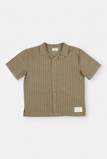 Buho BUHO STRIPES SHIRT - KAKI