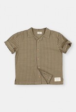 Buho BUHO STRIPES SHIRT - KAKI