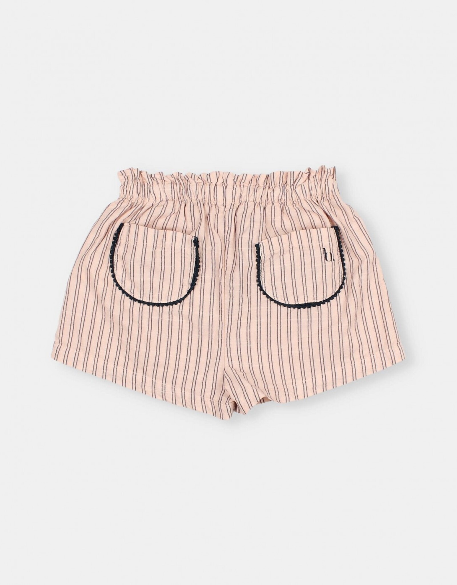 Buho BUHO STRIPES SHORTS - ROSE