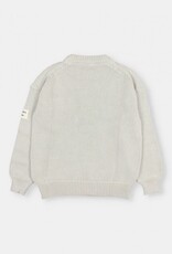 Buho BUHO COTTON KNIT JUMPER - WHITE