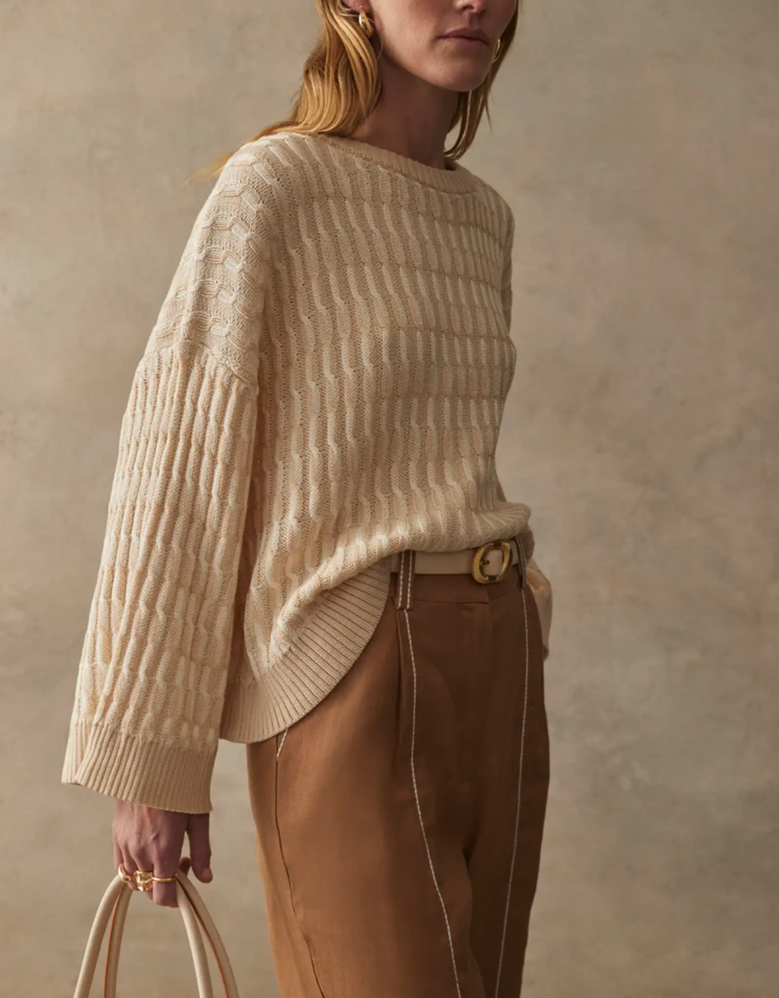 Sancia SANCIA WREN KNIT JUMPER - WALNUT
