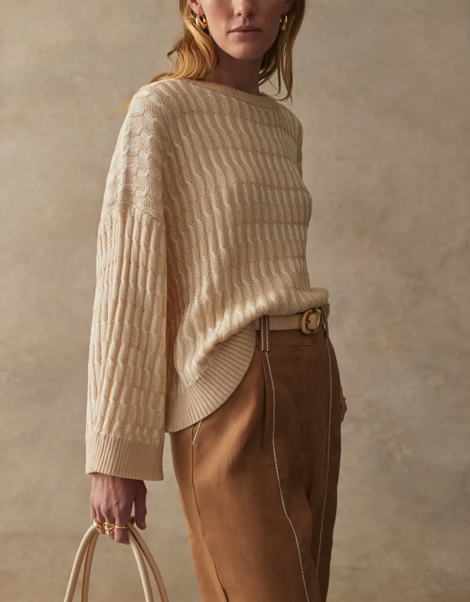 Sancia SANCIA WREN KNIT JUMPER - WALNUT